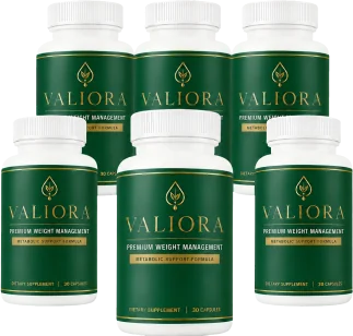 Valiora 6 Bottles package